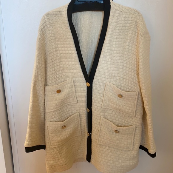 Maje Jackets & Blazers - Maje white blazer jacket size 36